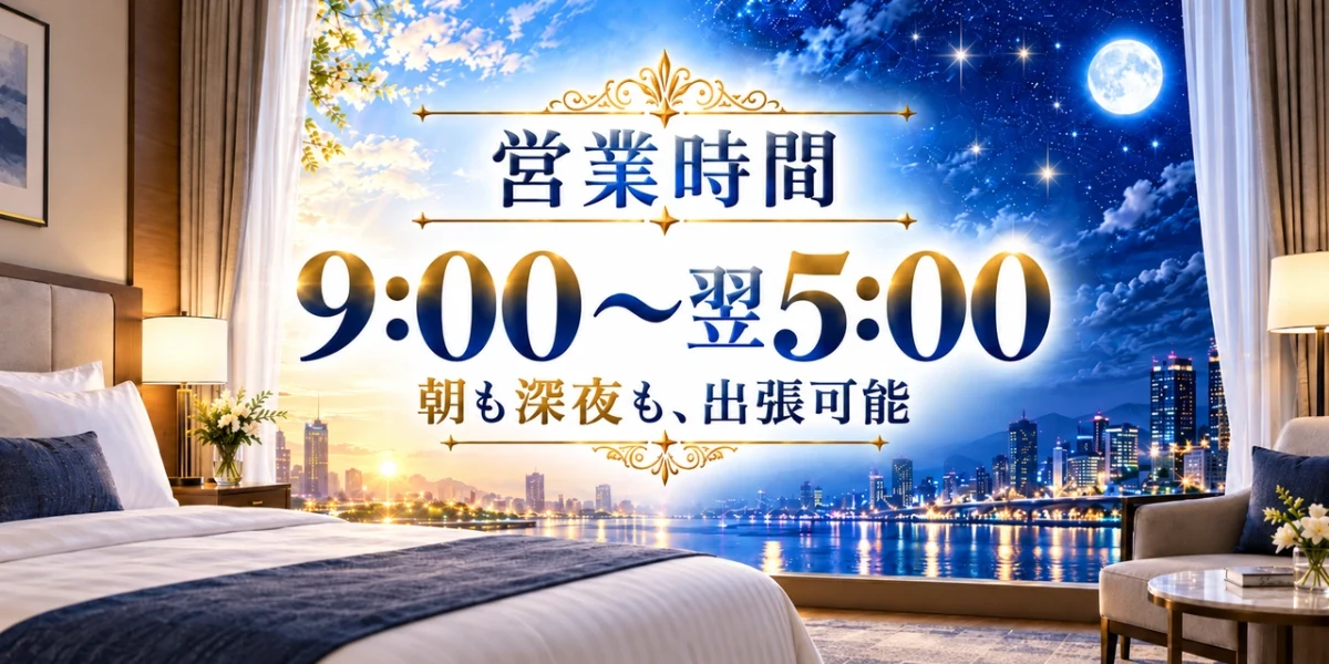 営業時間9:00~翌朝5:00